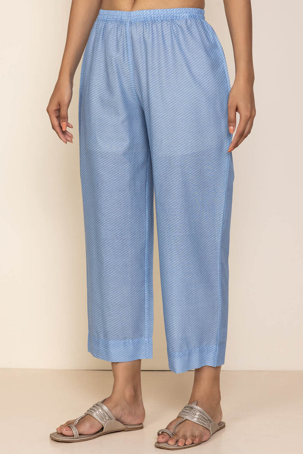 Baby Blue Striped Trousers