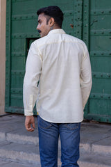 Karan Full Sleeve Khadi Shirt