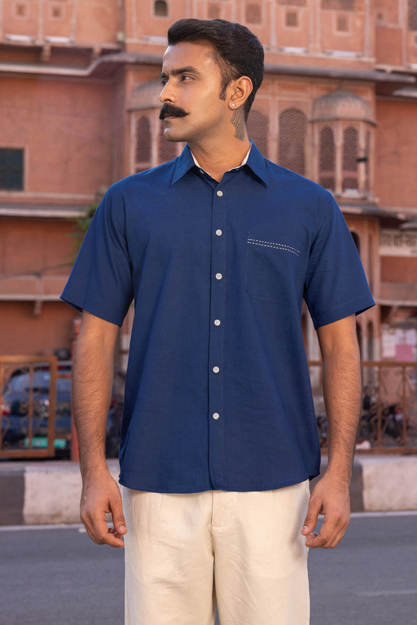 Arjun Half Sleeve Khadi Shirt