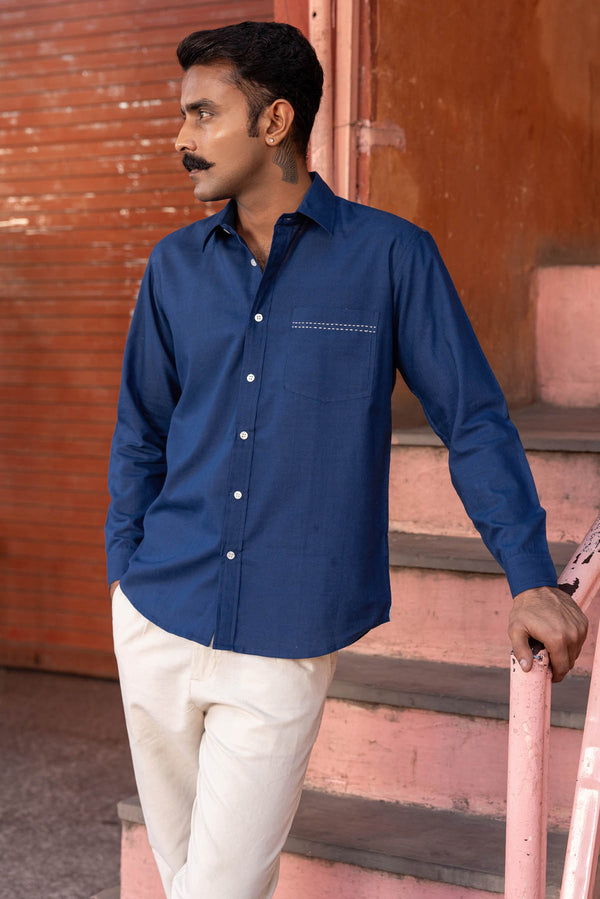Arjun Full Sleeve Khadi Shirt