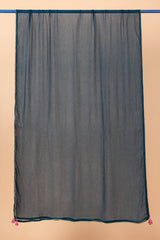 Deep Blue Chiffon Dupatta