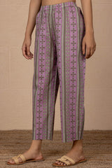 Dusty Pink Border Trousers