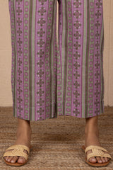 Dusty Pink Border Trousers