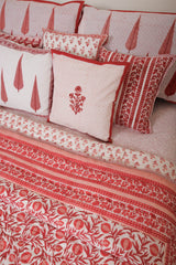 Anaar Jaal Hand Block Printed Quilt