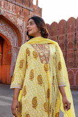 Crossneck Boteh Kurta