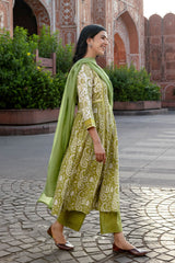 Gathered Boteh Kurta