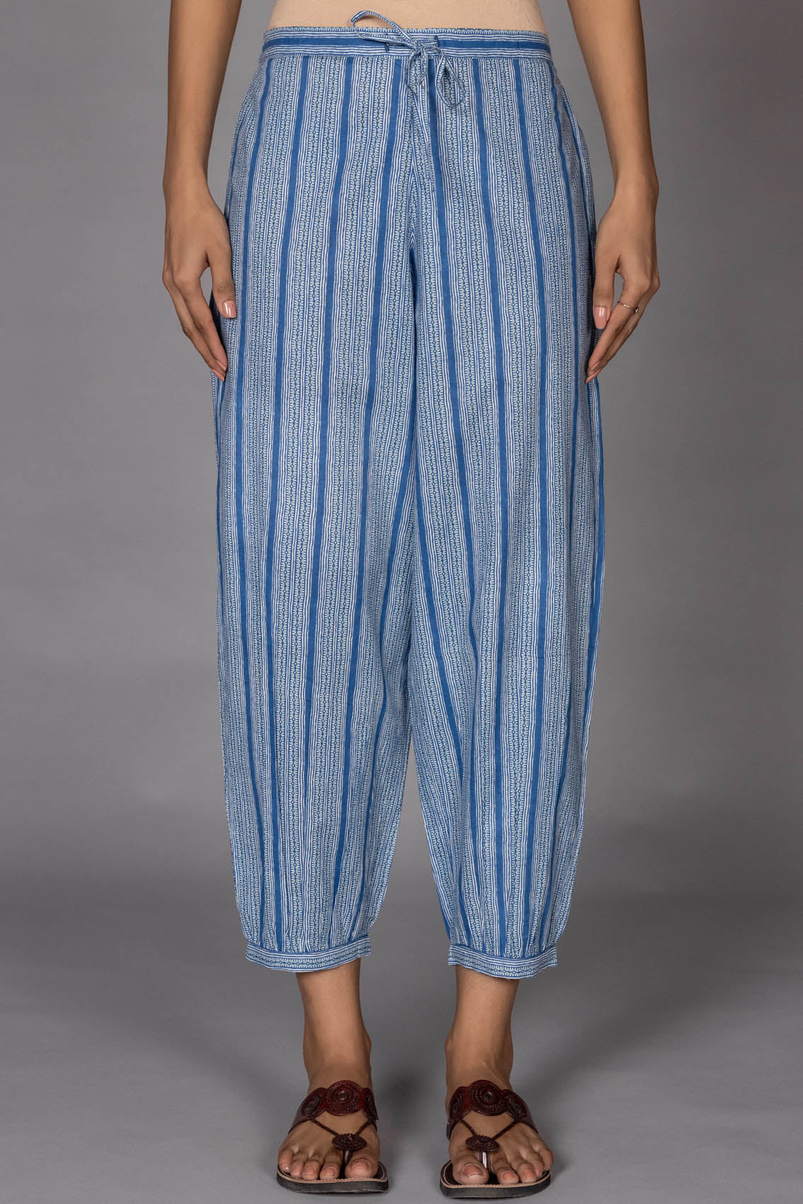 Teal Blue Afghani Pants