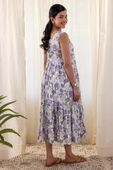 Lavender Hydrangea Dress