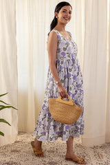 Lavender Hydrangea Dress