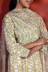 Yellow Radial Kurta
