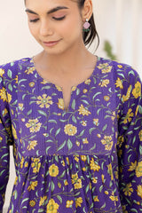 Floral Couching Kurta