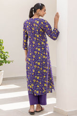 Floral Couching Kurta