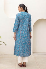 Blue Chintz Kurta