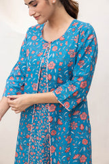 Floral Cape Kurta