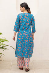Floral Cape Kurta