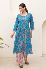 Floral Cape Kurta