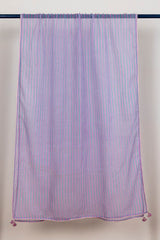Pink Striped Doria Dupatta