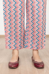 Zigzag Peach Trousers