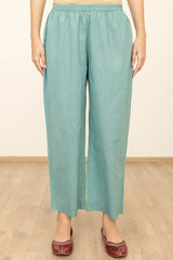 Turquoise Cambric Trousers