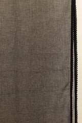 Black Doria Dupatta With Lace