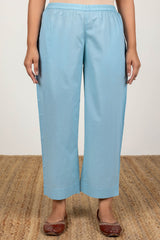 Light Blue Relaxed Trousers