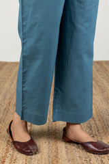 Teal Cambric Trousers