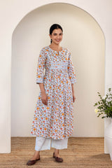 Radiant Marigold Kurta