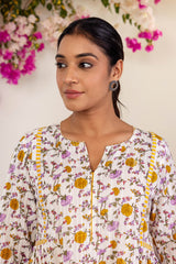Breezy Marigold Kurta