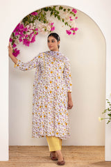 Breezy Marigold Kurta