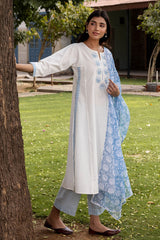 Striped Applique Kurta