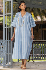 Cloudy Blue Kaftan