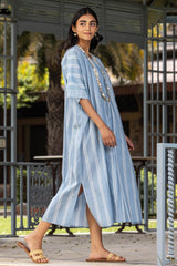 Cloudy Blue Kaftan