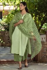 Chinoise Green Kurta