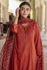 Terracotta Red Kurta