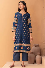 Prussian Prism Kilim Fine Twill Kurta