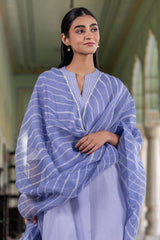 Lavender Striped Kurta