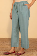 Sage Green Wide Trousers