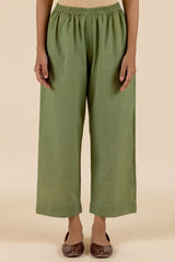 Green Cotton Trousers