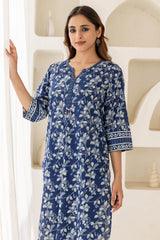 Neel Pushpa Kurta