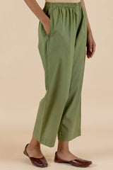 Green Cotton Trousers