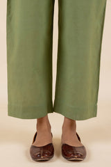 Green Cotton Trousers