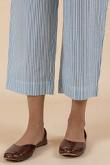 Blue Striped Trousers