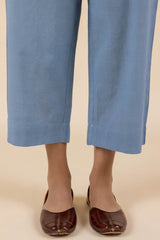 Blue Cotton Trousers