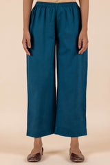 Teal Wide Legged Trousers