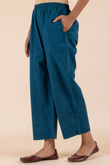 Teal Wide Legged Trousers
