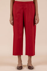Red Wide Legged Trousers