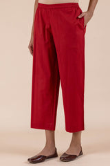 Red Wide Legged Trousers