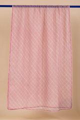Rose Quartz Lehariya Dupatta