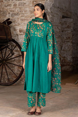 Dobby Dotted Paisley Kurta