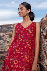 Dotted Paisley Dress